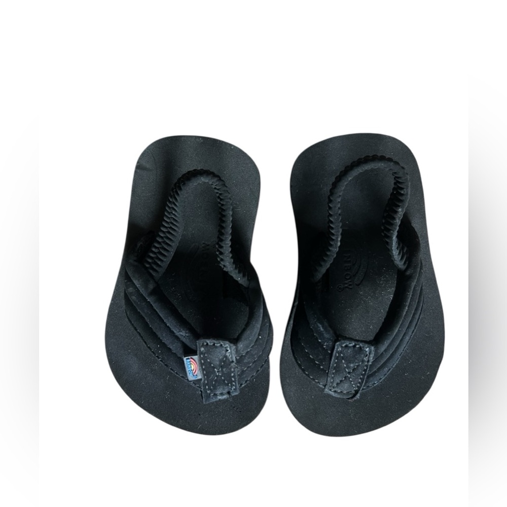 Rainbow Kids Grombows Black Sandals | 3-4 (Toddler)
